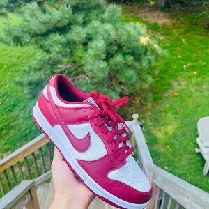 Nike Red and White Sneakers